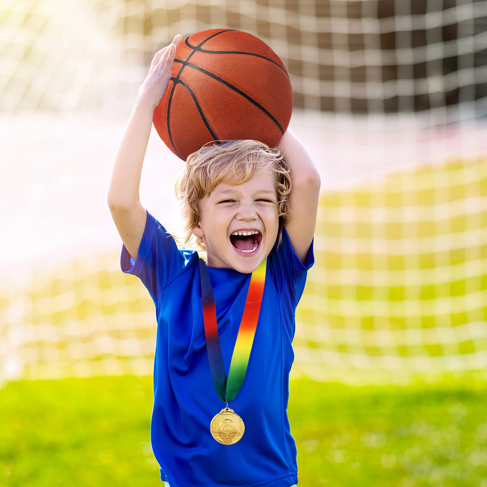 3Pcs Basketball Award Medals Embossed Premium Alloy Sports Winner Medals for Tournament Competition First Place Prizes Game