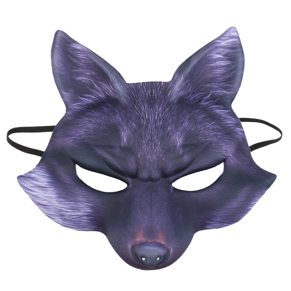 Wolf Masker Vos Wit Gezicht Halloween Gezichtsdier Maskerade Maskers voor Volwassenen Miss