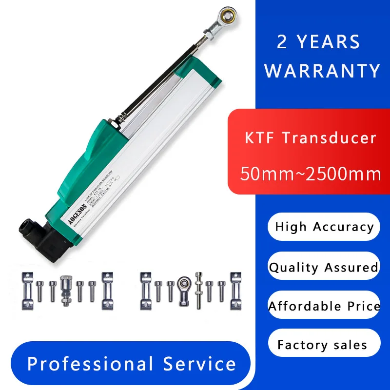 KTF-500 550 600 650 700 750 800mm Travel slider Transducer PKM linear Potentiometer displacement measurement ruler