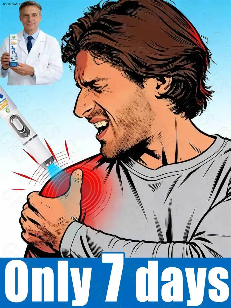 Laser pointer for caring for joints