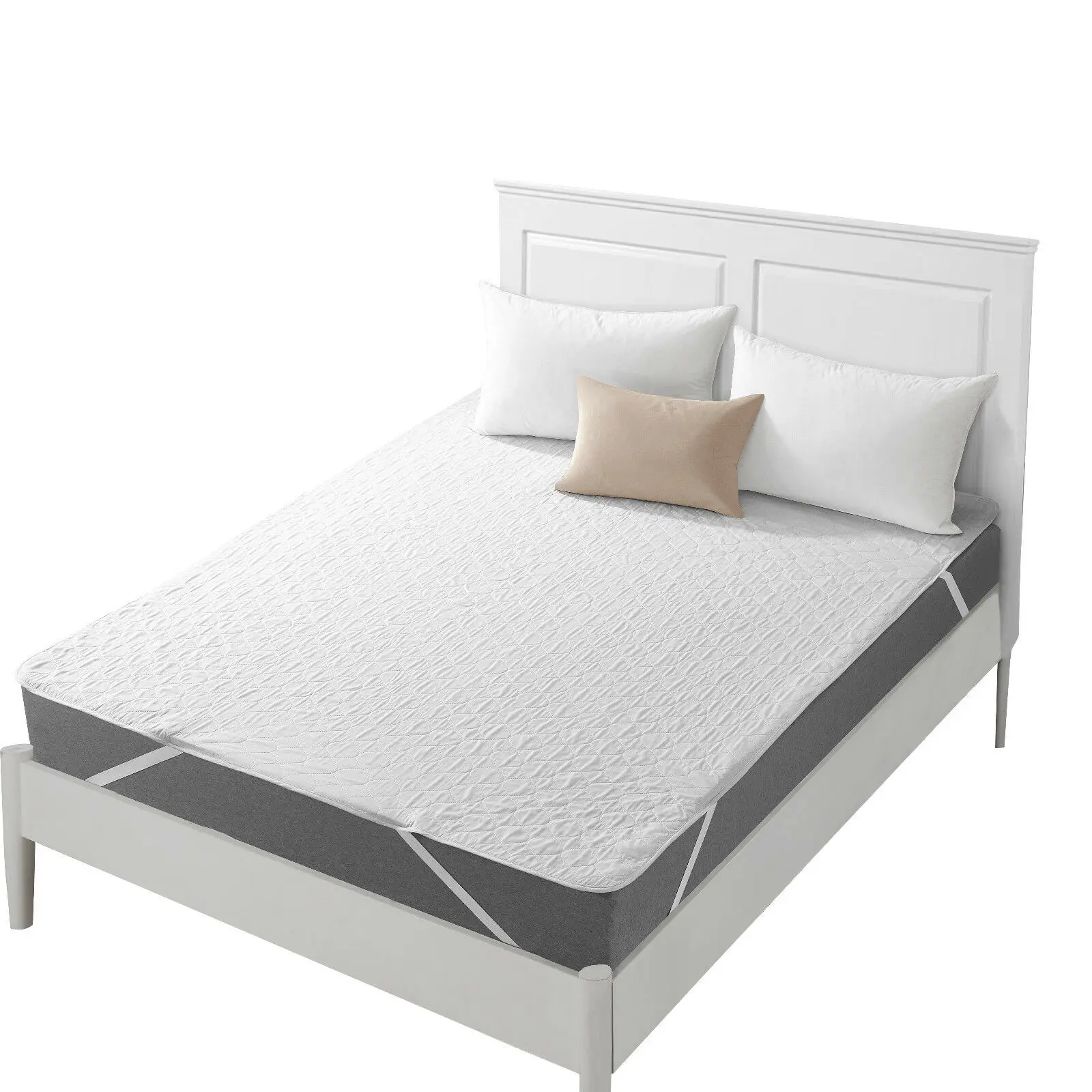 Comfortable Cotton Bamboo Waterproof Mattress Topper for Memory Foam Bedpromote sales