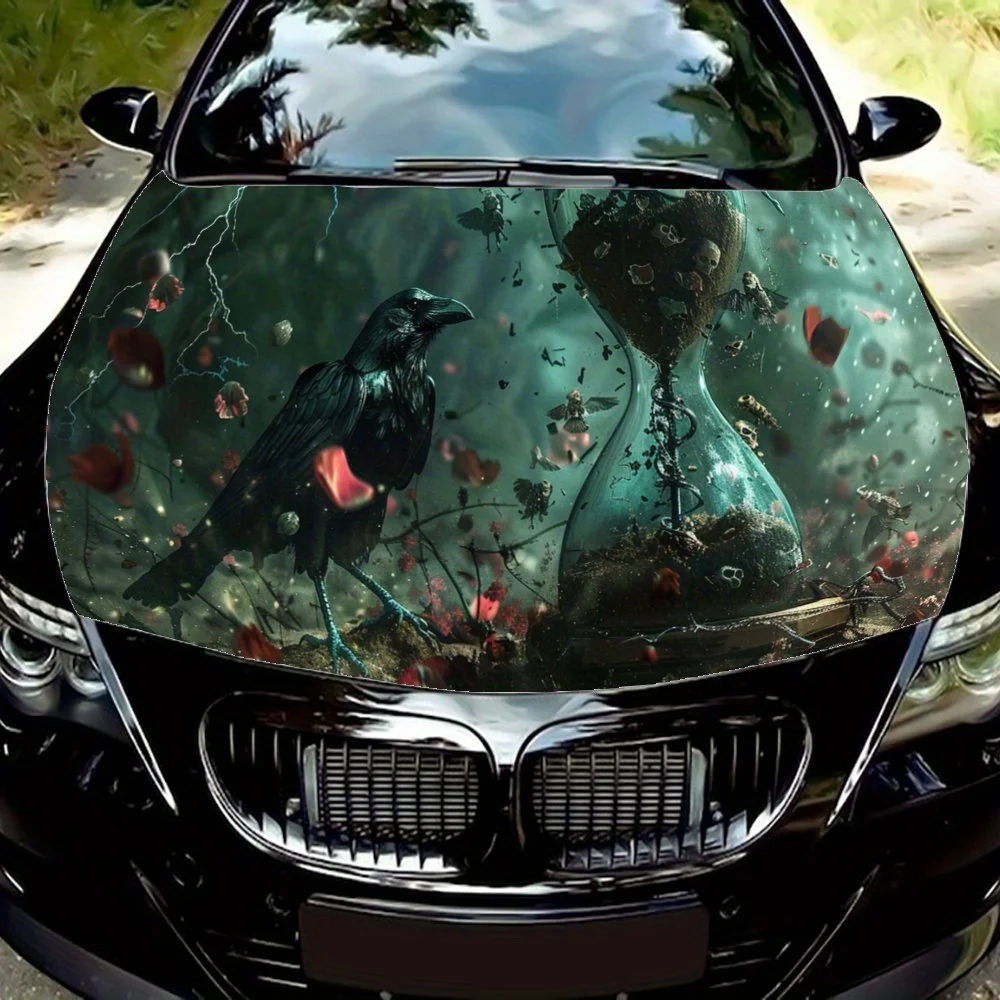 

Пугало в ридском поле, которое может литье волшебство, подарок, автомобильные виниловые обертывания, наклейка на капот двигателя, устойчивая к брызгам, легкое удаление