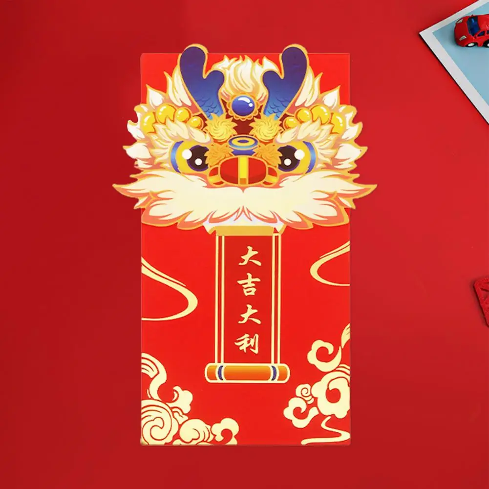 Chinese New Year Envelope Symbolic Envelope Dragon Envelope Traditional Lucky Bags for Chinese New Year Weddings Coin for Kids