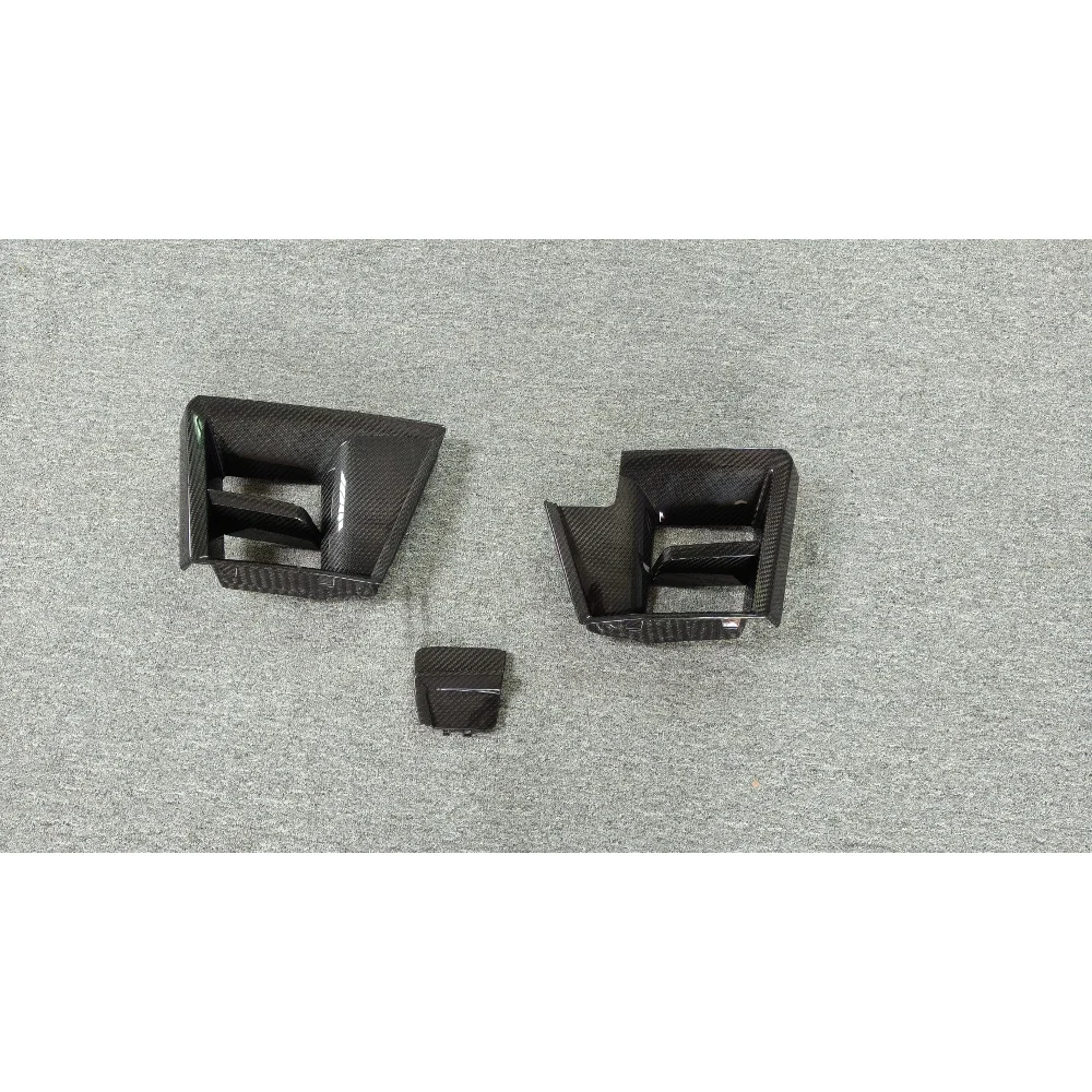LD Style High-quality Dry Carbon Fiber Front Bumper air Vent Decoration Suitable for XM