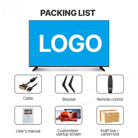 OEM 43/55/65/70 tums Android Smart TV - 4K UHD FHD Google TV för kommersiellt bruk på hotell, WiFi och HDMI 10 best sales 43-tums smart-TV - №8