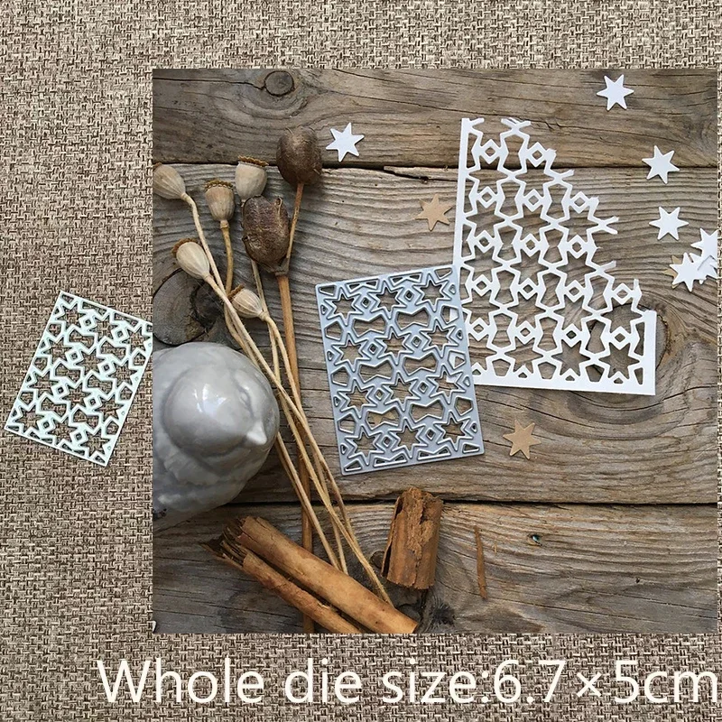 

XLDesign Craft Metal stencil mold Cutting Die star frame decoration scrapbook die cuts Album Paper Card Craft Embossing