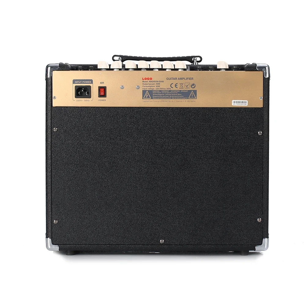 GA60 Electric Guitar Amplifier Cabinet With Effects Black or customized 43*20*38cm Perfect Sound And High Quality