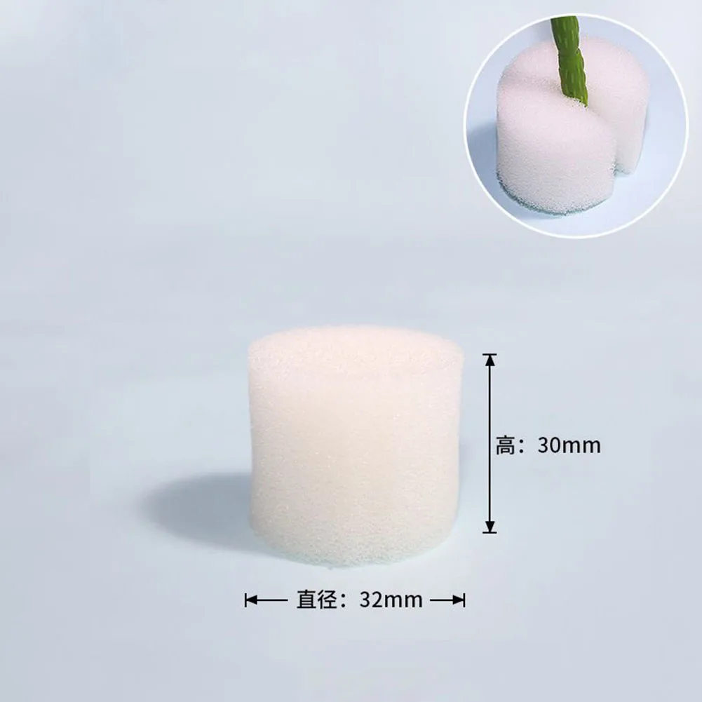 Sponge Hydroponics Sponge Sprouting Agent Tool Tray 30mm*32mm Cultivation Flowerpot Hydroponics Soilless Sponge White