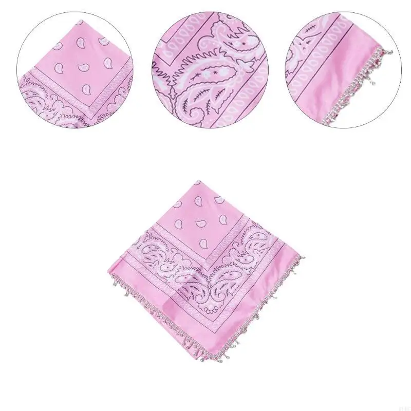 

39BC 21-дюймовый блестящий головной платок унисекс, бандана для волос, головной убор, шарфы для волос