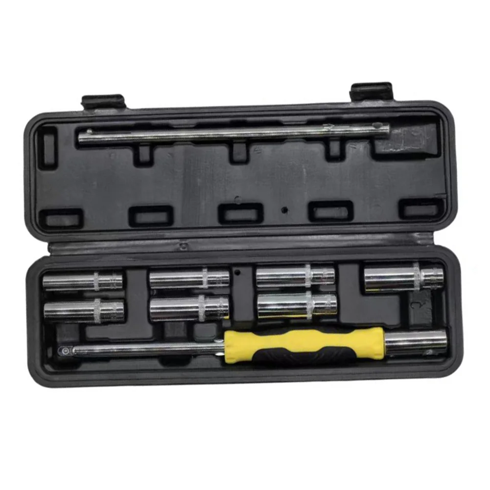 Reliable 14in Square Drive Wrench Hexagon Repair Tool with Strong Grip Steel Material for Various Applications