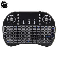 i8 Mini Wireless Keyboard 2.4G Handheld Touch Classic Black French Spanish Russian Air Mouse Game Keyboard for Android TV Box PC