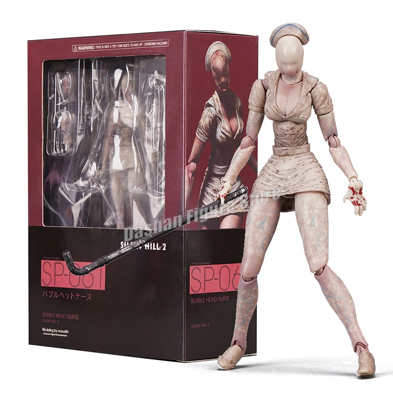 

15cm Figma Sp-061 Silent Hill 2 Figure Bubble Head Nurse Action Figures PVC Movable Limited Edition Collection Model Toys Gifts