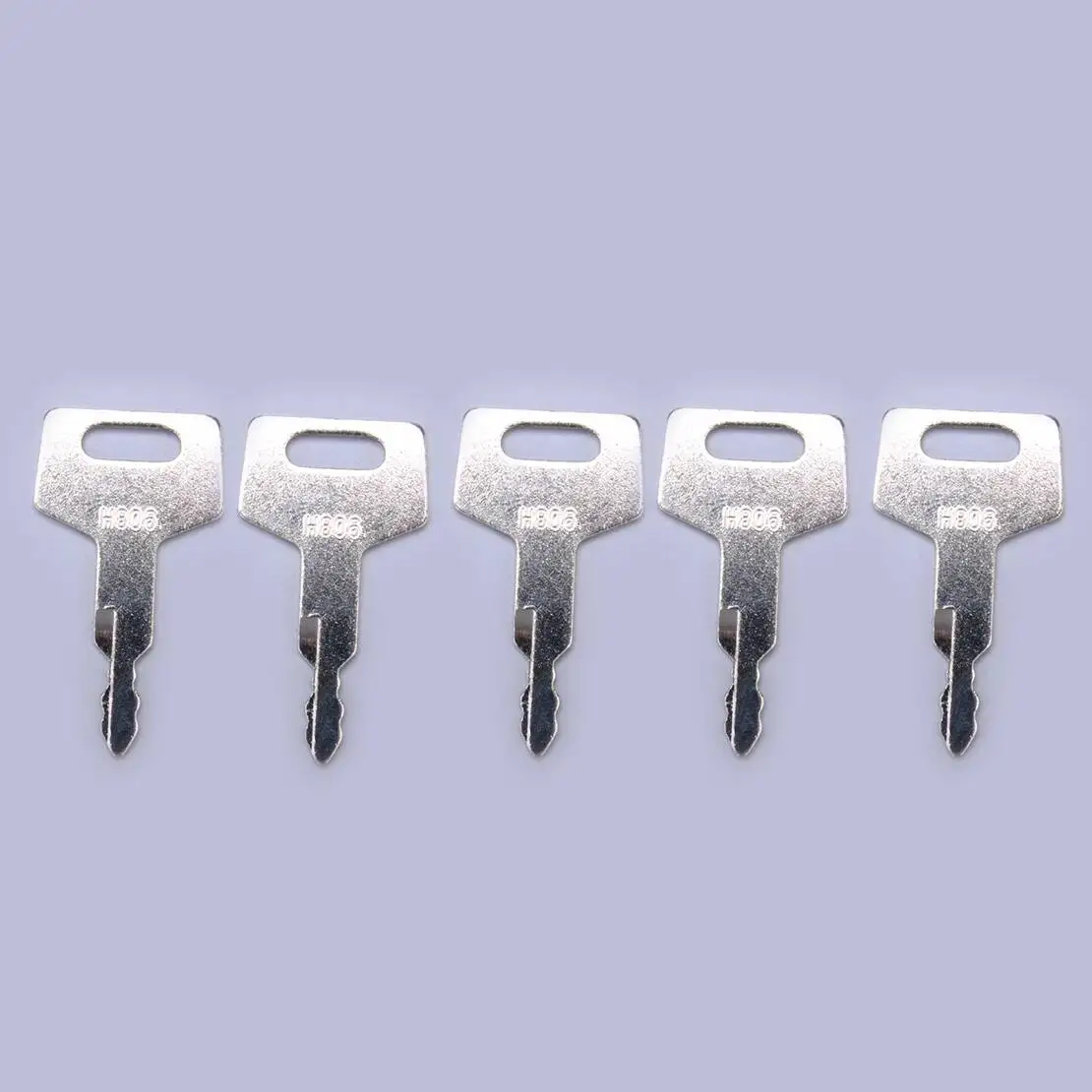 180845 H806 5Pcs Heavy Equipment Ignition Key 17001-00019 Fit for Takeuchi Hitachi Gehl Case Excavators Loaders