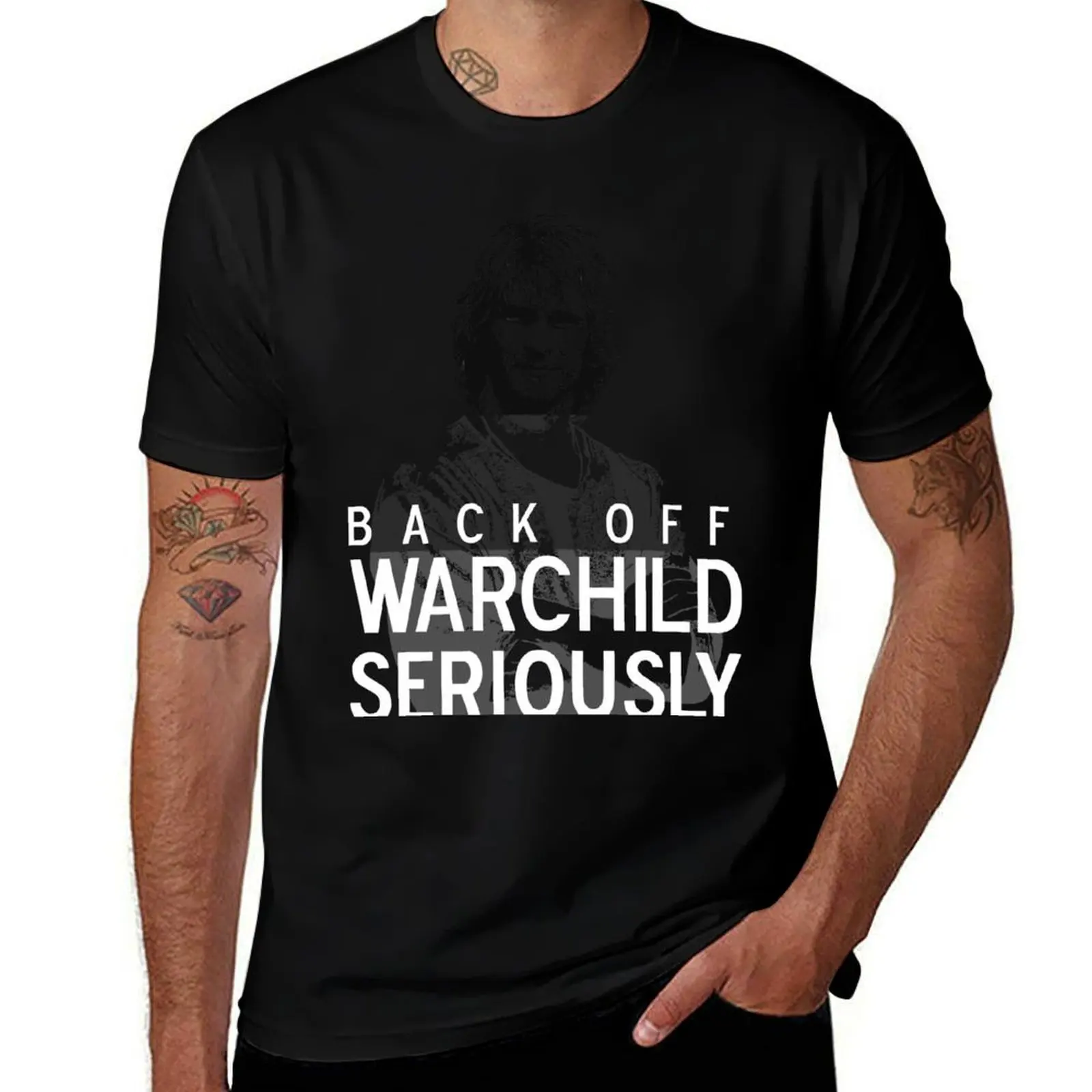 Back off Warchild - SERIOUSLY (dark) T-Shirt Casual Work Wear T-Shirt
