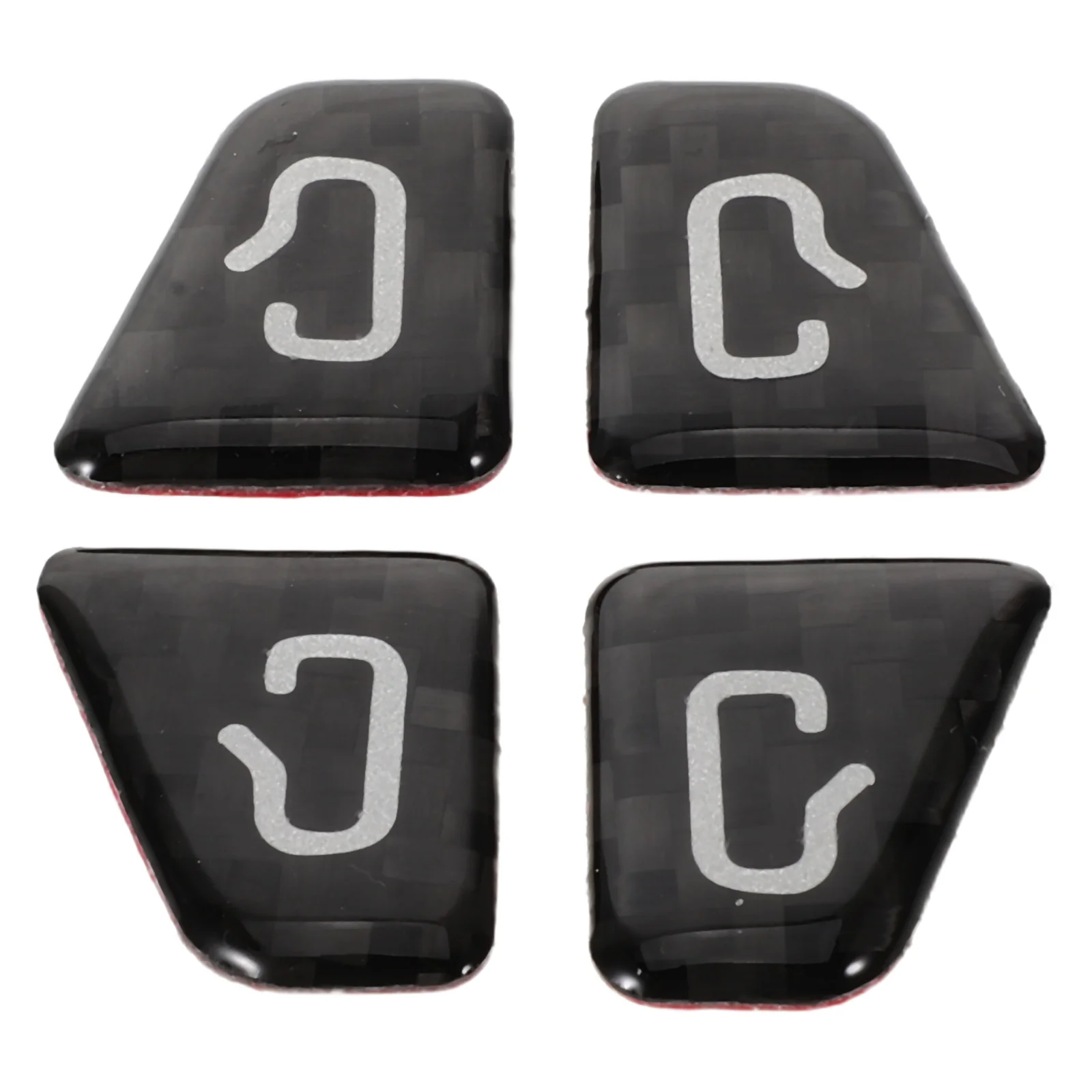 Red Car Door Lock Sticker Interior Door Window Switch Covers Precision Cut Vehicle Interior Accessories Car Window Button