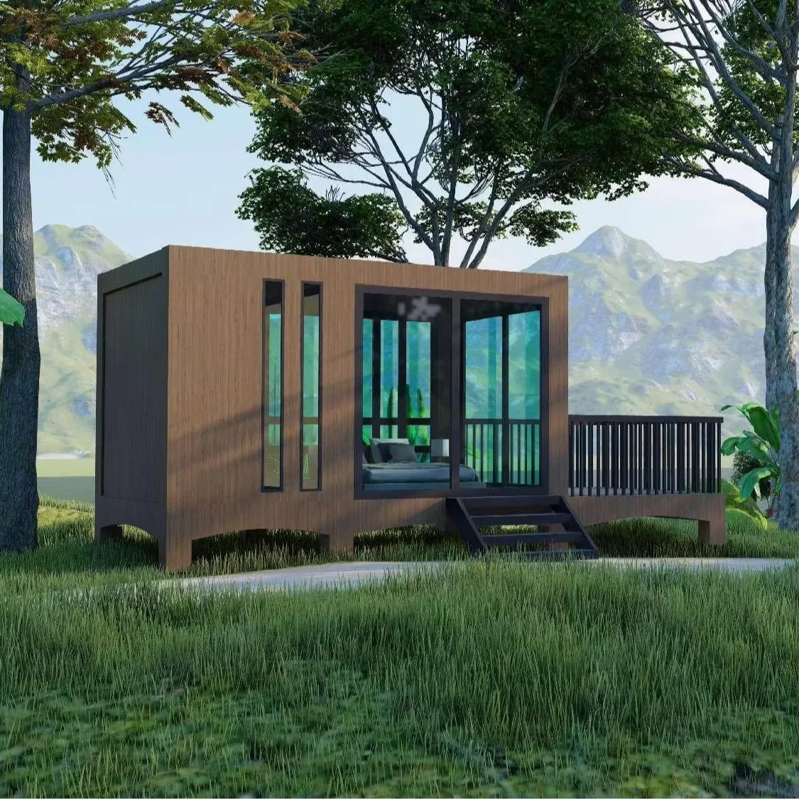 Custom prefabricated container houses, capsule rooms, mobile homes, personal use, resorts