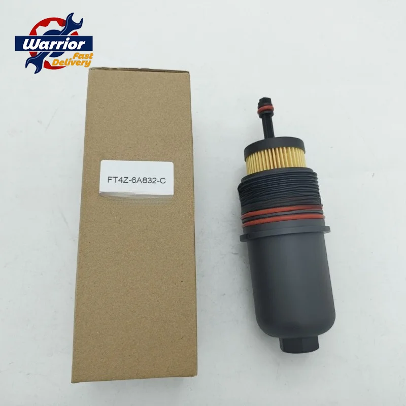 Tampa do Filtro de Óleo Original OEM FT4Z-6A832-C FT4Z6A832C Nova para Ford Fusion 2017-2020 e F-150 EcoBoost 2.7L V6 2015-2020