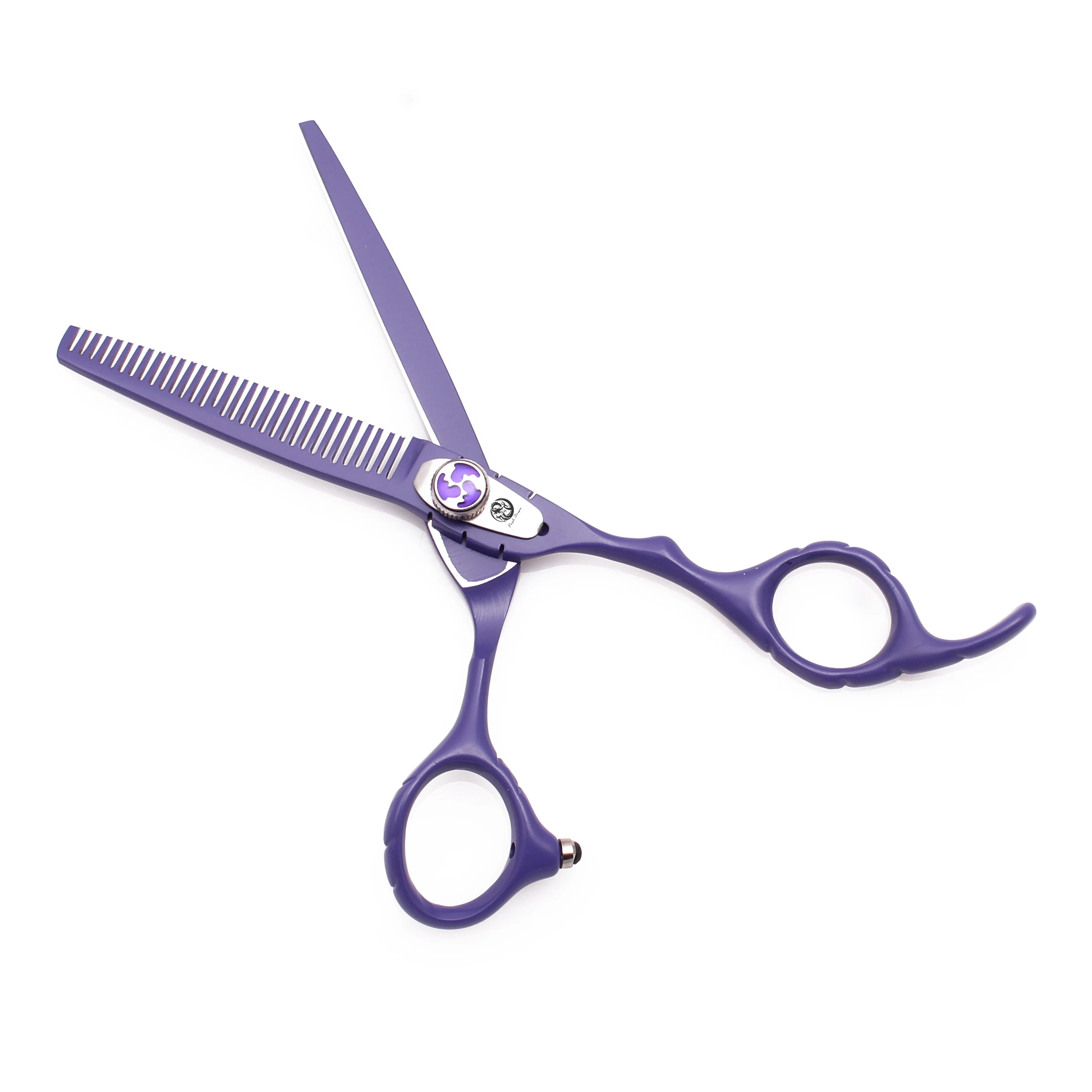 Professionelle Haarschere 6 Zoll Japan Edelstahl Haarschere Schwarz Haarschneideschere Rot Effilierschere Friseursalon Z1019 – Detail 2