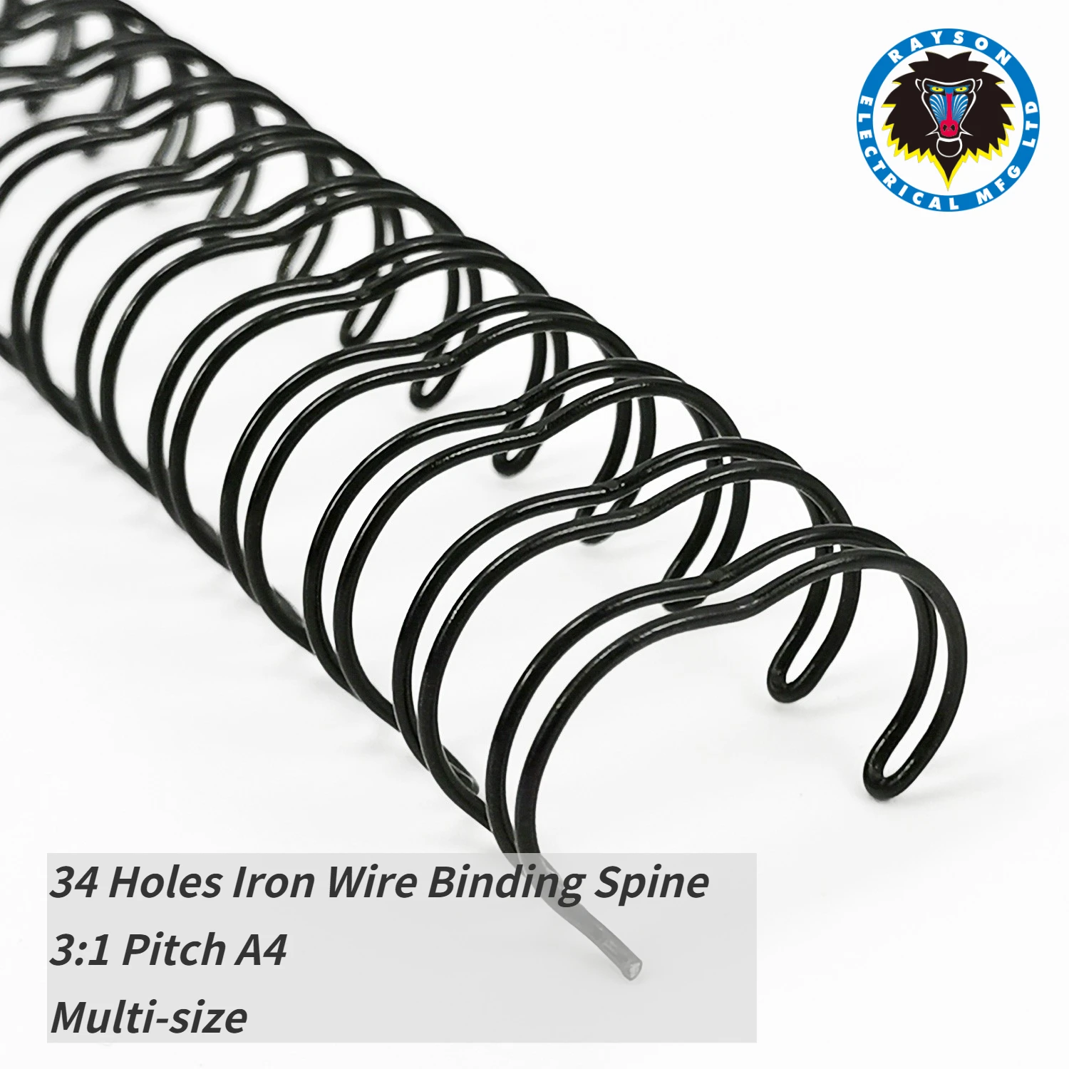 

100Pcs Double Loop Wire Binding Spines for Hole Punch Note Books - Office Accessories and School Supplies Nice Stationery