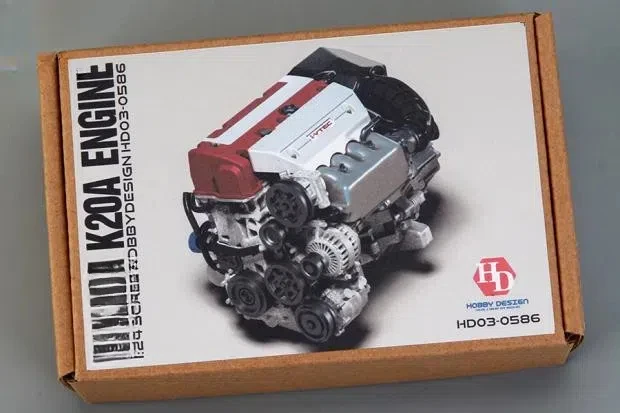 

HobbyDesign 1:24 K20a Engine Model HD03-0586 Modifying and Assembling Model Accessories