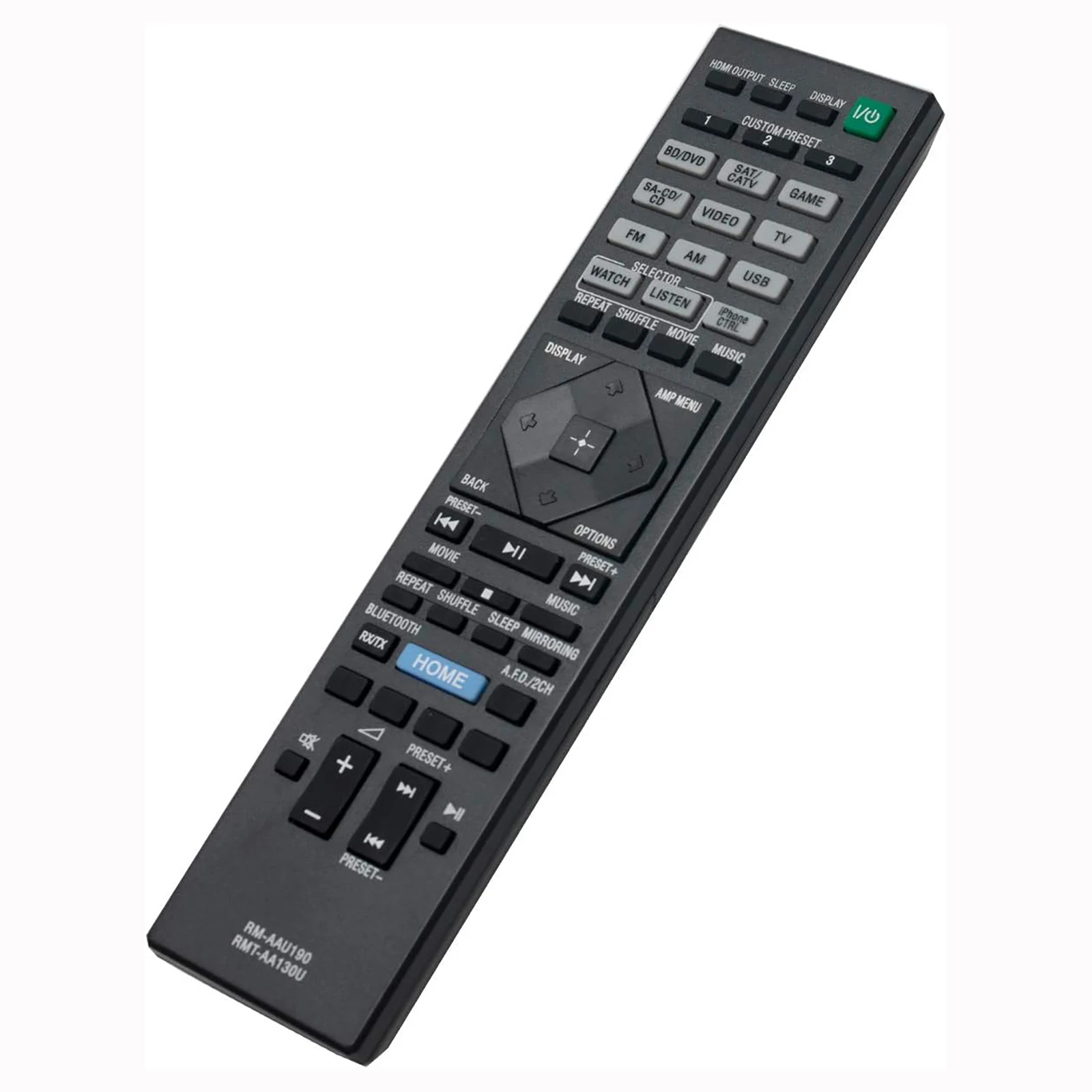 Replacement Remote Control RM-AAU190 RM-AA130U for Sony STR-DN1060 STR-DN860 STR-DH550 STR-DH750 STRDN1060 STRDH550 Home Theatre