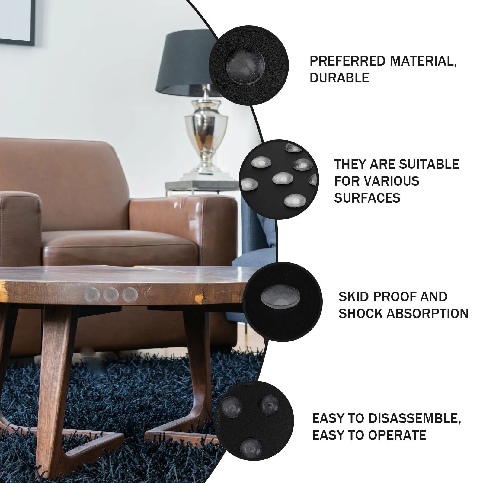 

272 шт., прозрачные самоклеящиеся резиновые накладки на бампер, противоскользящие шумопоглощающие защитные накладки на дверцы мебельного шкафа