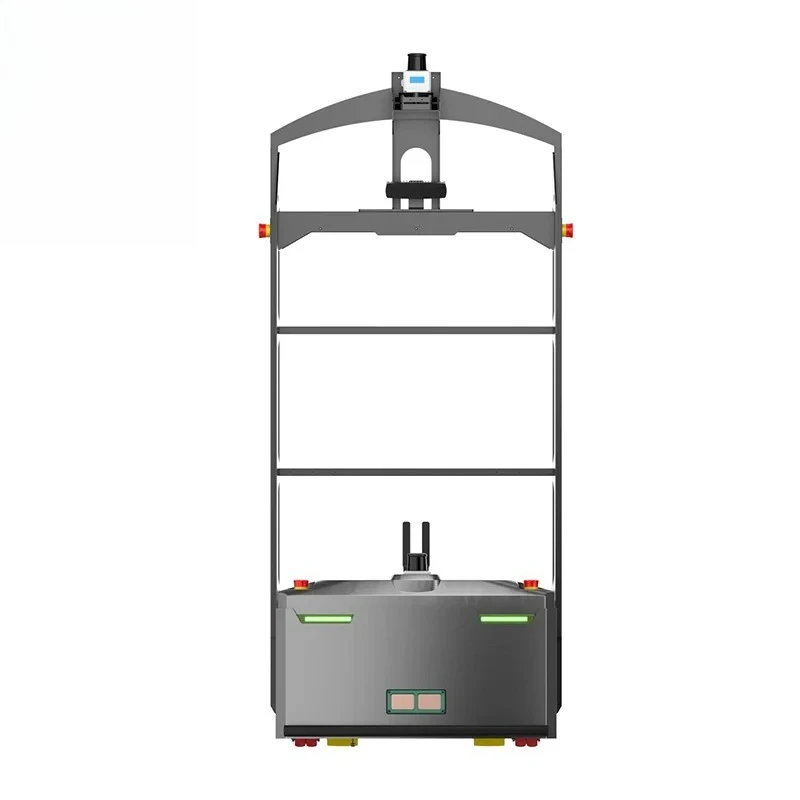 AGV Steering Wheel Drive Very Narrow Aisle Voice Broadcast Stacking Mobile Robot
