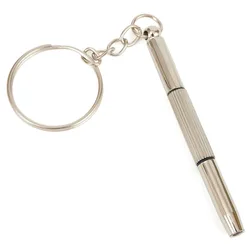 Multifunctional Mini Screwdriver 3in1 Screw Driver Glasses Phone Watch Screw Repair Tool Keyring Key Chain