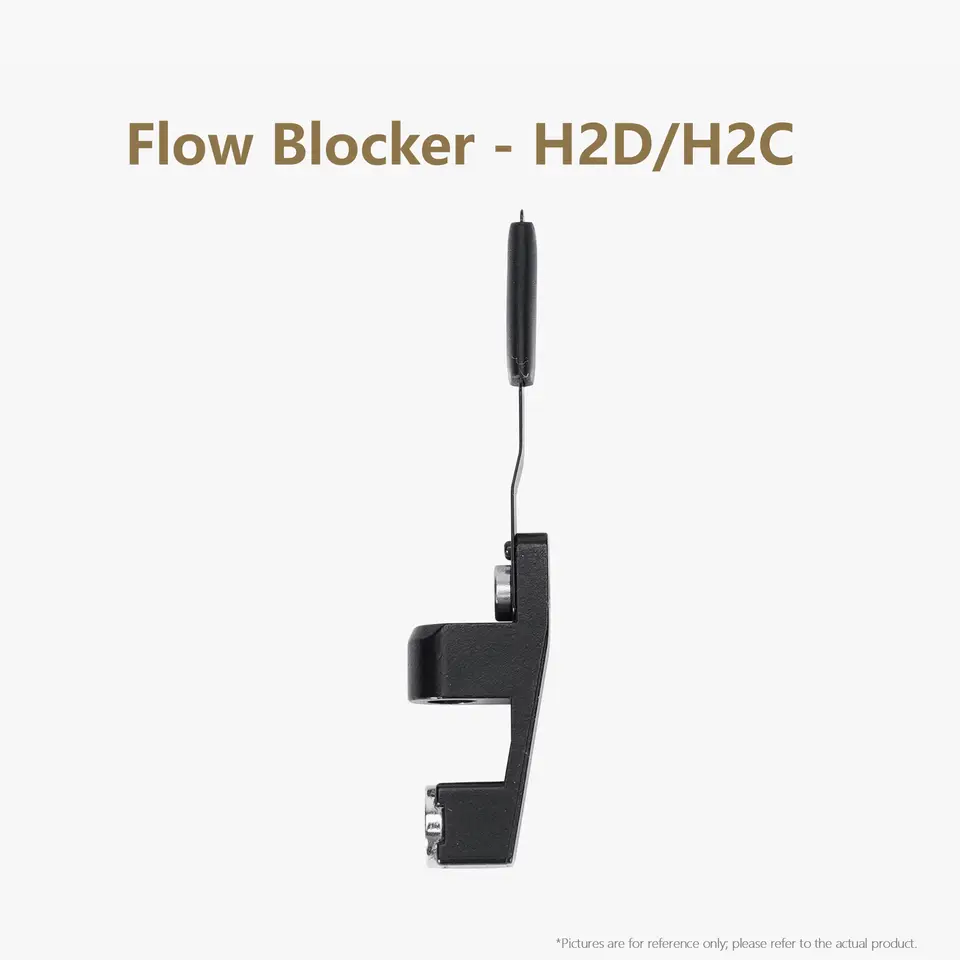 مانع تدفق أصلي Bambu Lab H2D/H2C، مانع فوهة H2D/H2C، يغلق الفوهة غير النشطة لمنع التقطير والتسرب، قطعة طابعة ثلاثية الأبعاد - 4