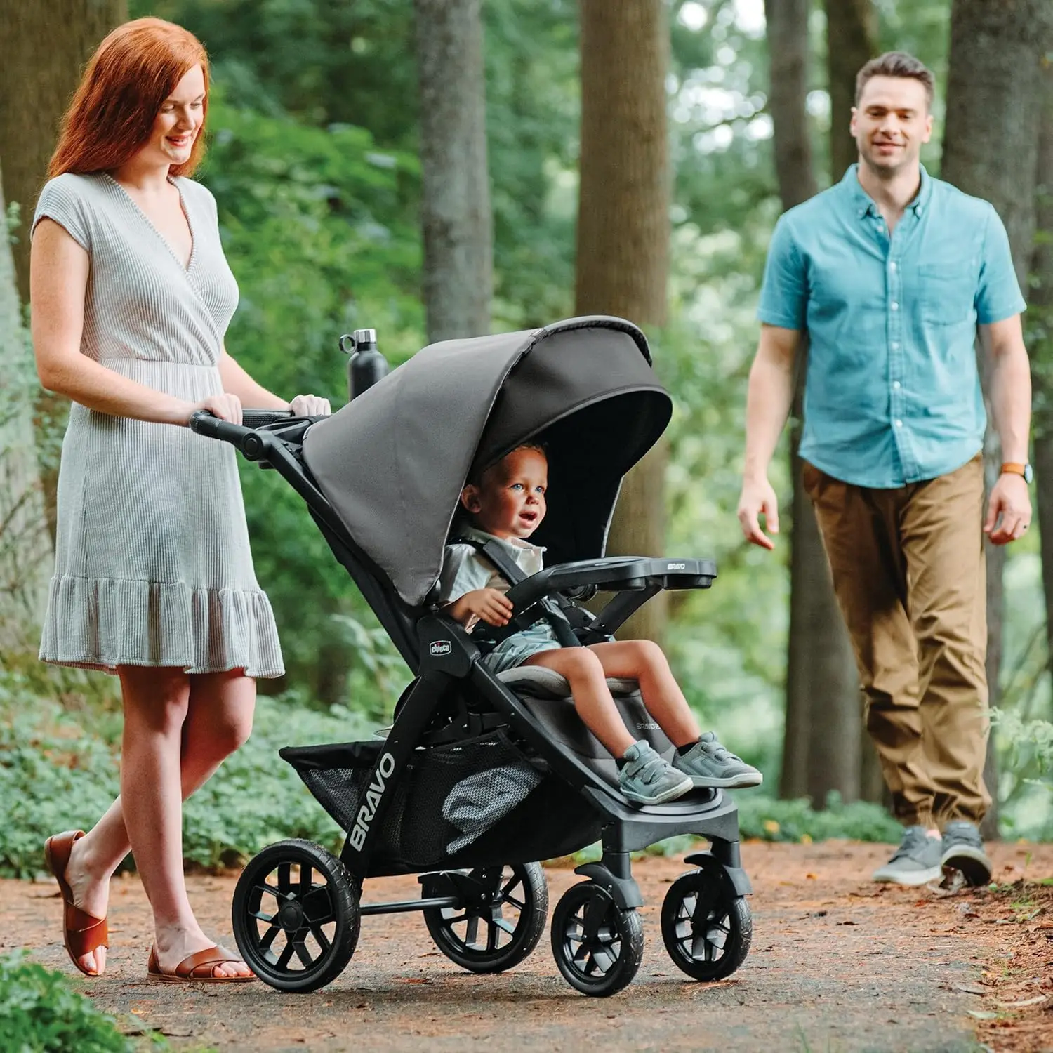 Bravo LE ClearTex Quick-Fold Stroller - Pewter | Grey