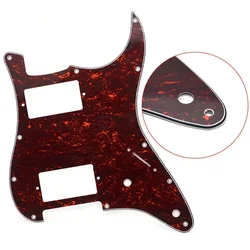 1pc 3ply 11 buracos hh guitarra pickguard humbucker placa de risco para st guitarra elétrica pickguards guitarra acessórios peças