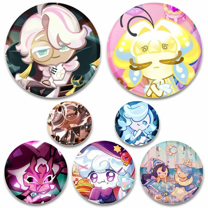 

Individuality Cartoon Game Figure Coin Brooch Funny Cookie Run Lapel Pin Backpack Hat Jewelry Badge Accessories Gifts for Friend