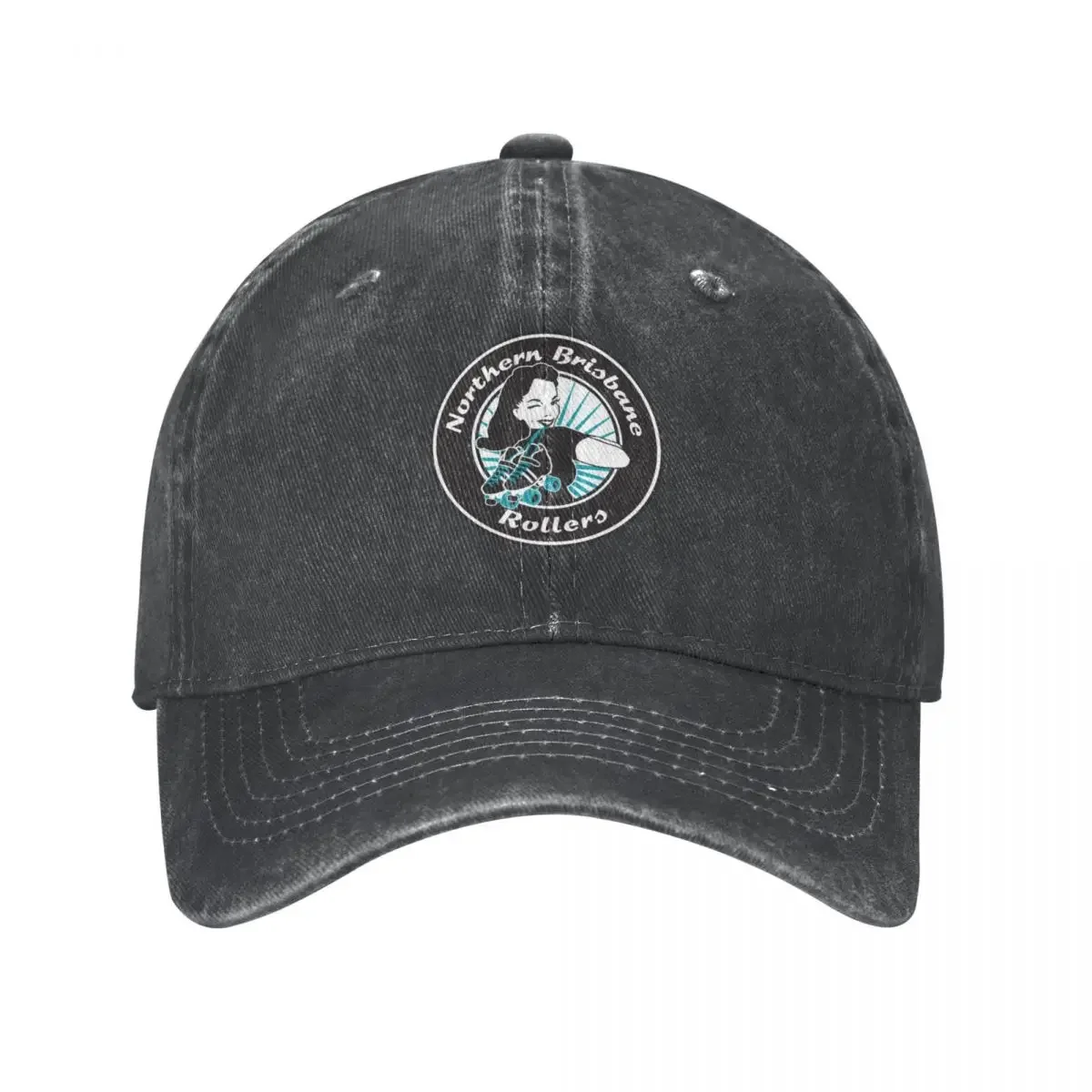 Northern Brisbane Rollers - Teal Logo Cowboy Hat Dropshipping Luxury Man Hat Brand Man cap Hat Beach Ladies Men's