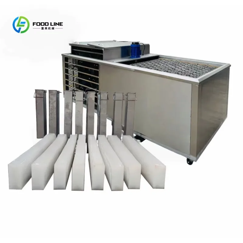 Industrial Block Ice Machine Ice Block Making Machine 500kg 1000kg 10t Commercial Ice Block Making Machine 5tones Customized