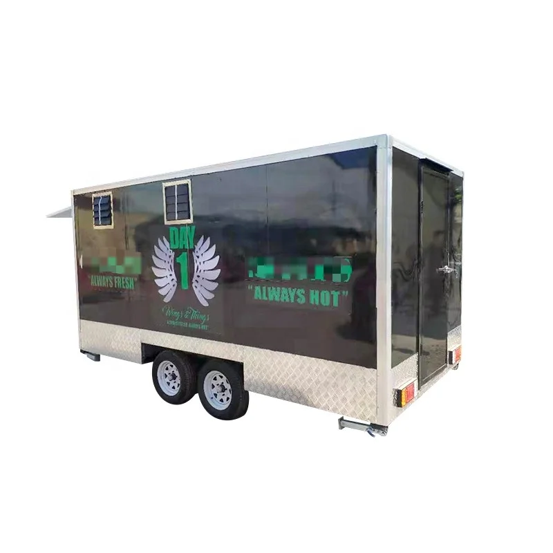 High Quality Street  Mobile Food Trailer Outdoor  Bbq And Hamburger Cart  For Sale USA With CE And COC