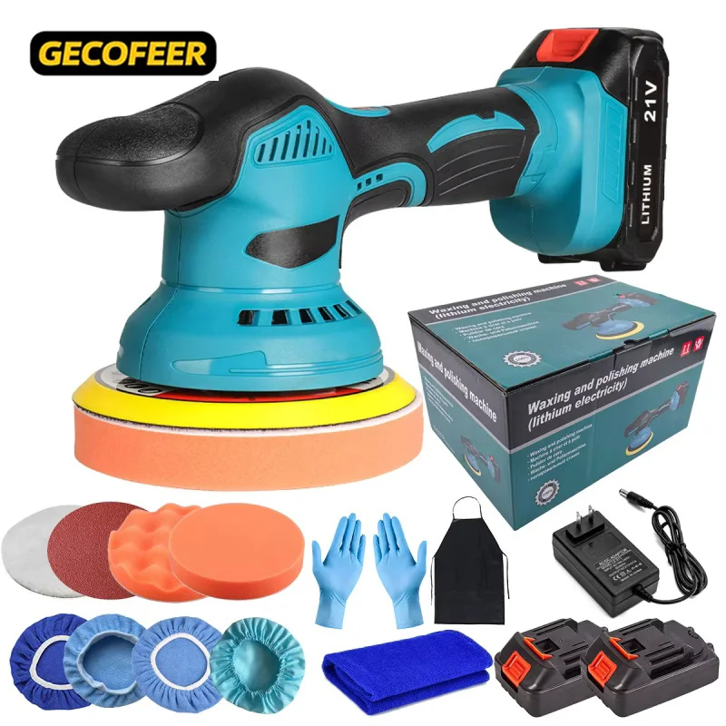 21V Cordless Car 6 Gears 380W Lithium Electric Polishing Machine For Repairing scars Wireless Sander Polish