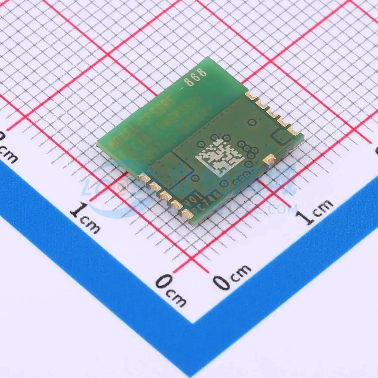 1pcs SPSGRF-868 SMD transceiver 868MHz GFSK FSK OOK ASK RF Wireless Communication Module for Smart Home System