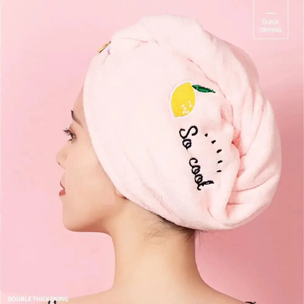 Serviette sèche en microcarence pour cheveux, serviettes anti-frisottis, séchage rapide des cheveux, serviettes pour filles, bonnet de douche de plage