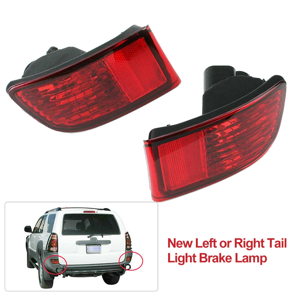 Car Fog Lamp Red LED Rear Bar Lamp High Brightness for Toyota 4Runner 2003 2004 2005 for Toyota Land Cruiser Prado 120 2002-2009