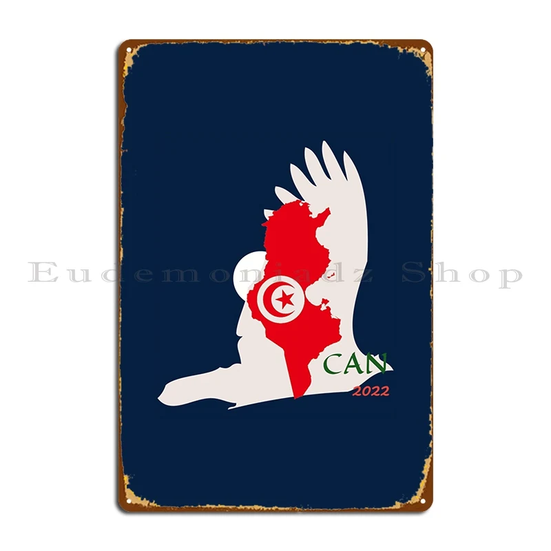 Eagles Of Cartage Tunisia Tunisie Metal Sign Kitchen Garage Customized Wall Custom Pub Tin Sign Poster