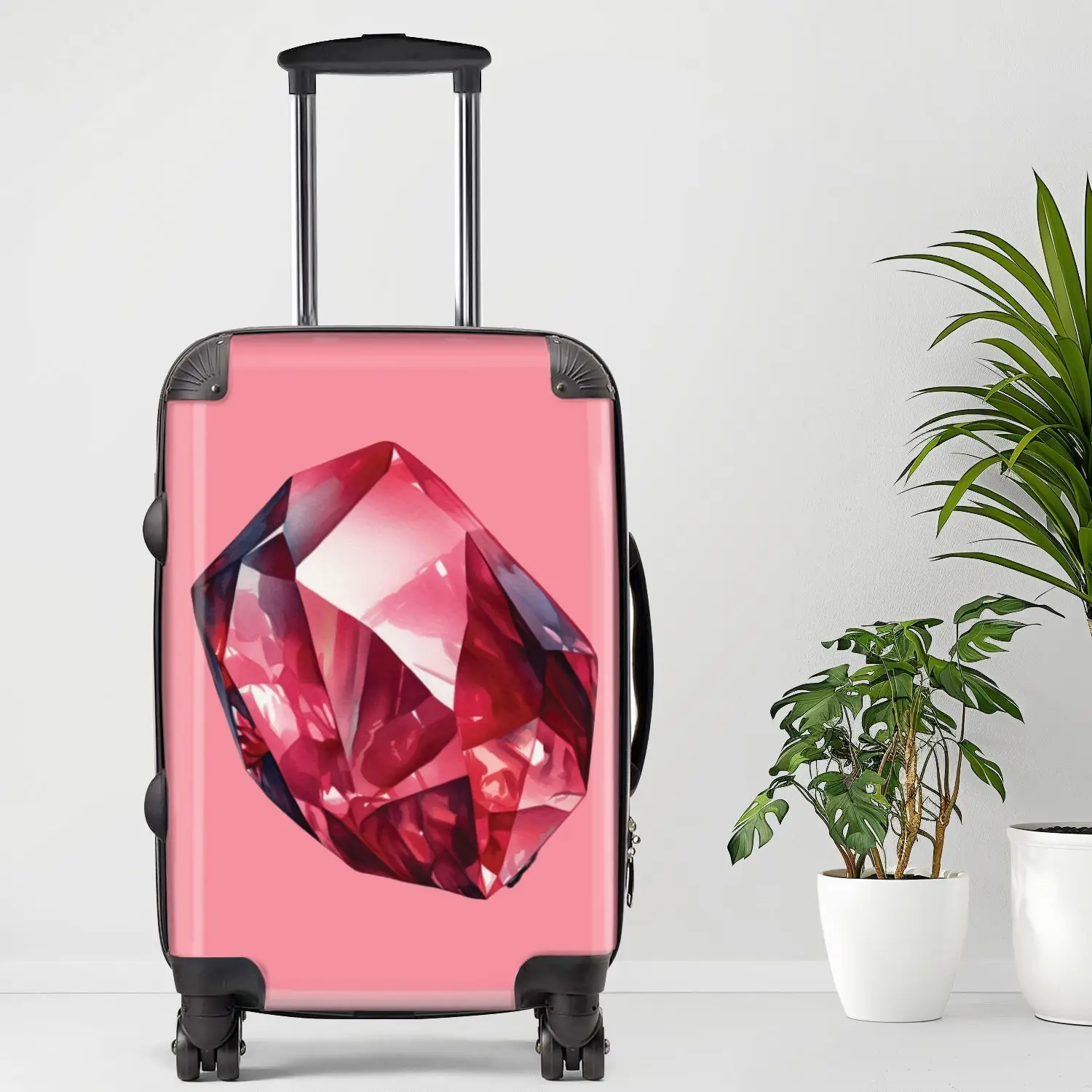 

Crystal6 Luggage, 20/24/28 Inch Luggage, Carry-On, Custom Luggage, Luggage Set, Suitcase, Travel, Vacation, Cabin Suitcase, Cust