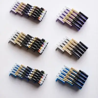 

1Pcs Purple 5 Slot Essential Oil Storage Rack Eco Friendly Stackable Plastic Bottle Holder for Home Office Class Presentation