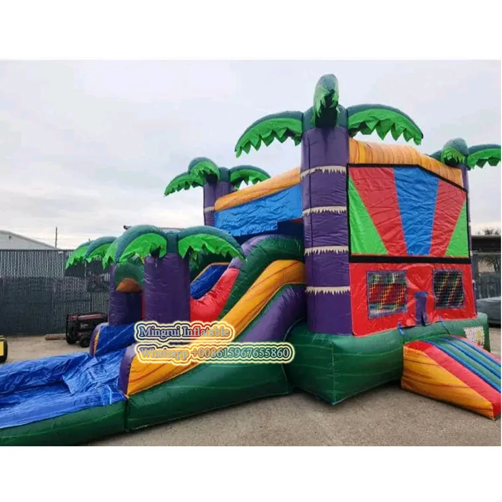 Giant water slide combo sale 3in1 inflatable Bouncer Slide Combo