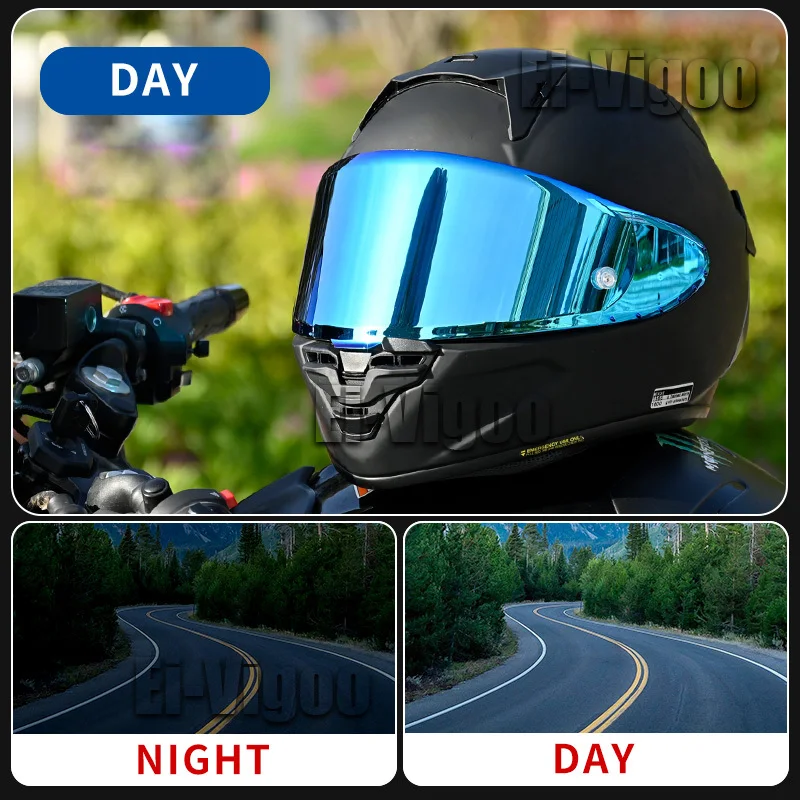 Motorcycle Helmet Lens Anti-UV PC Visor Lens Model Case Fit for SHOEI X15 X-Fifteen X-SPR Pro Full Face Helmet Visor Mirror Lens