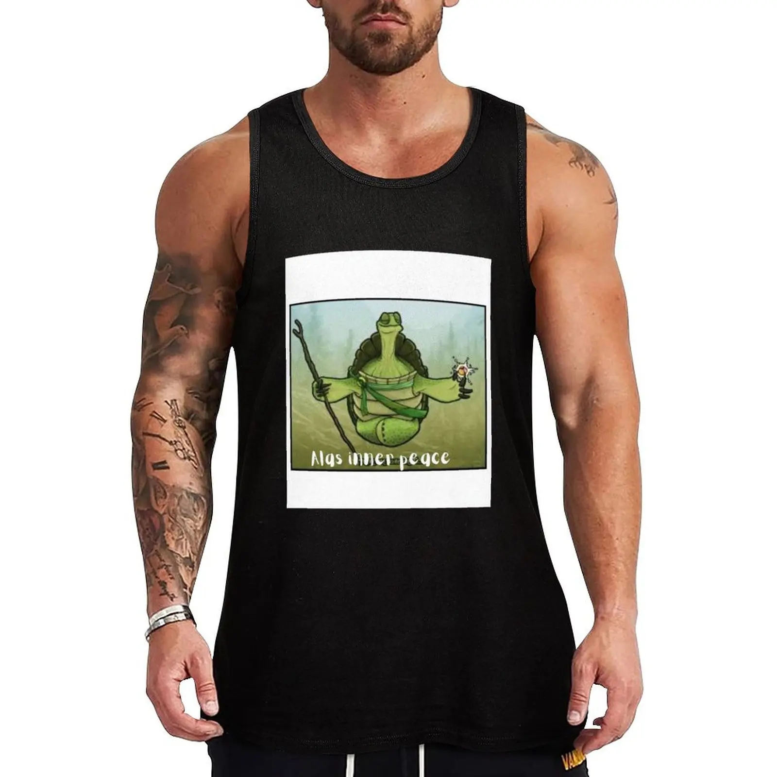 inner peace Tank Top Essential Sleeveless Shirt Solid Basic Tank Top — купить у AliExpress WW