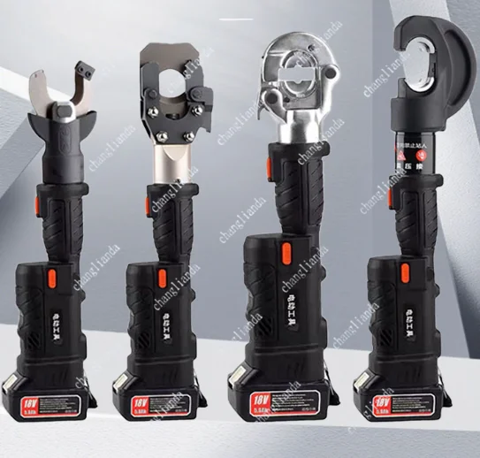 ES-300/C Straight Mini Open Jaw Lithium Hydraulic Crimping Pliers Portable Crimper For Electrical Cable Termination Accessory