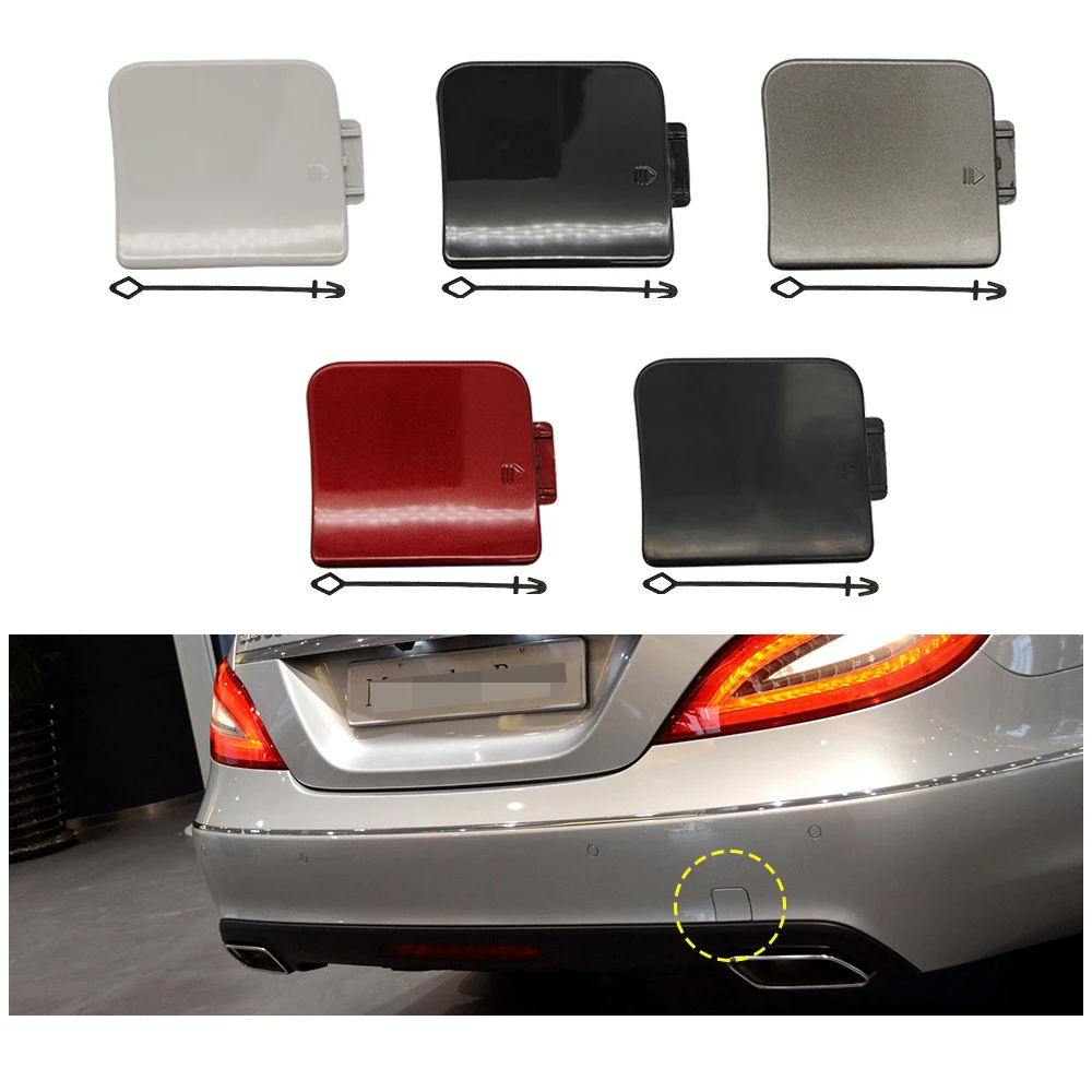 For Mercedes Benz CLS Class W218 Rear Bumper Trailer Cover Towing Hook Cover Plate 2188850723  2011-2013