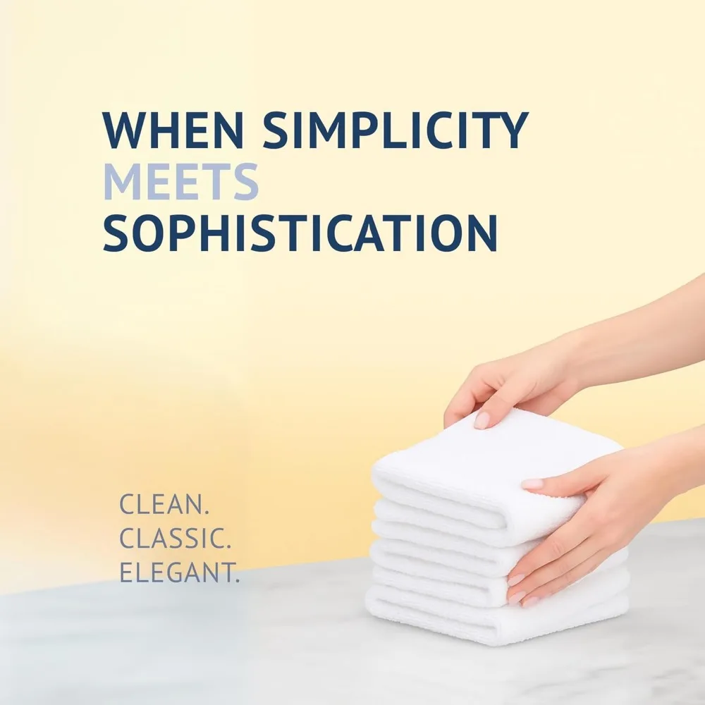 مناشف قطنية فاخرة - مناشف قطنية سميكة وناعمة 100% للاستحمام والحمام - إكسسوارات حمام عالية الجودة #5