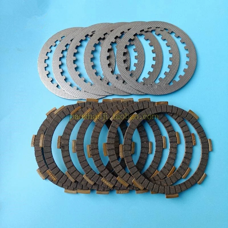 Motorcycle Engine Parts Clutch Pad Friction Plates Kit For ZongShen 300cc CBS300 CBS 300 Dirt Pit Bike Bosuer BSE M6 J1