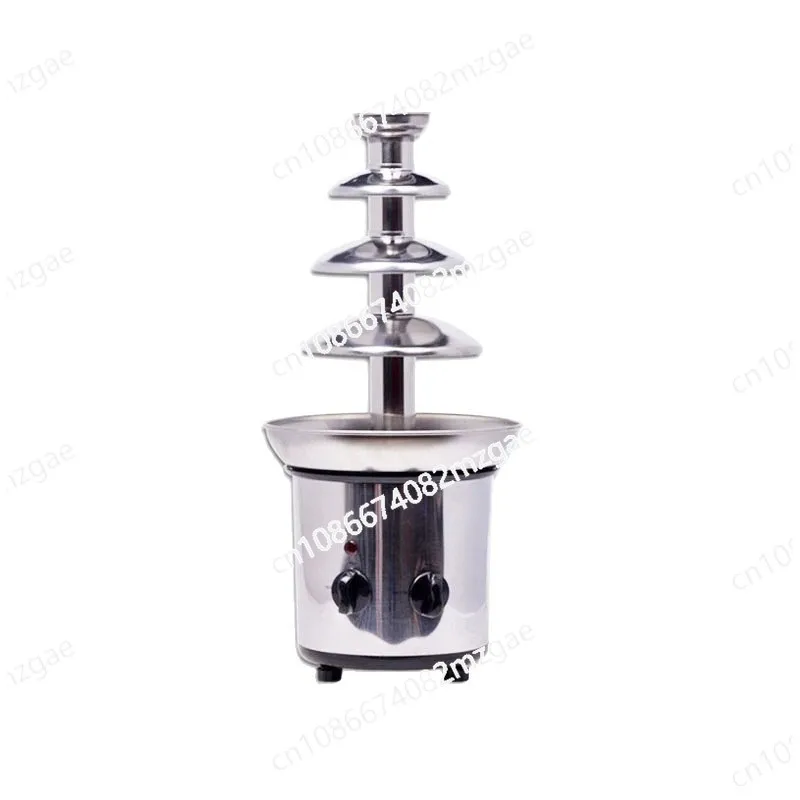

Four-layer chocolate melting mixing fountain machine